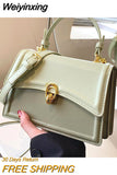 Weiyinxing Design High Quality Leather Handbags For Women 2023 New Summer Casual Fashion Crossbody Classic Simple Style Shoulder Bag