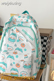 weiyinxing New Fashion Ladies Travel Backpack Kawaii Printing Mochila for College Laptop Bag High school Cute Bookbag Waterproof