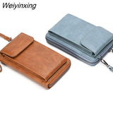 Weiyinxing Ladies Small Crossbody Messenger Bags for Women Shoulder Bag Phone Wallet Mini PU Leather Card Holder Female Purse