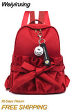 Weiyinxing Women Travel Bag Oxford Backpacks for School High Capacity Fashion Simple Multifunctional Shoulder Bags Ladie Schoolbag