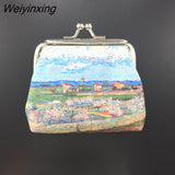 Weiyinxing Women Printing Coin Purses Girl Hasp Zero Wallet Ladies Clutch Change Purse Female Mini Money Bag PU Leather Wallet