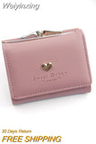 Weiyinxing Women Wallet loving heart Short Women's Wallet Card Holder Girls Mini Woman Fashion Lady Coin Purse for Female Clutch Bag