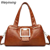 Weiyinxing Luxury Handbag Women PU Leather Handle Bag Designer Shoulder Bags Brands Crossbody Bags Elegant Messenger Pouch