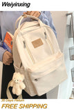 Weiyinxing Pocket Women Backpack High Quality Youth Waterproof Backpacks for Teenage Girls Female School Shoulder Bag Bagpack
