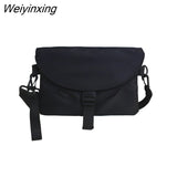 Weiyinxing YIDE 2023 Women Messenger Bags Ins Fashion Solid Color Chest Bag Female Buckle Min Square Bags Designer Shoulder Handbags