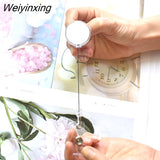 Weiyinxing 1 Piece High Quality Silicone Retractable Doctor Nurse Badge Holder Reel Cute Cartoon ID Card Holder Keychains
