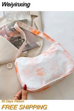 Weiyinxing Wind Lady' Handbag 2023 New Japanese Style One Shoulder Bag Chic Ancient Fashion Girl Nylon Armpit Bag Simple Versatile