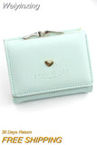 Weiyinxing Women Wallet loving heart Short Women's Wallet Card Holder Girls Mini Woman Fashion Lady Coin Purse for Female Clutch Bag