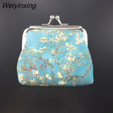 Weiyinxing Women Printing Coin Purses Girl Hasp Zero Wallet Ladies Clutch Change Purse Female Mini Money Bag PU Leather Wallet