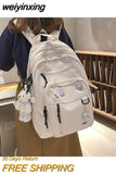 weiyinxing Fashion Big Student Bookbag Rucksack Girls School Bag High Capacity Women Backpack Femal Cute Leisure Travel Mochila