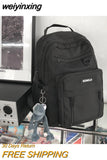 weiyinxing Color Waterproof Nylon Women Backpack Female High Quality Travel Bag Big Book Bag Black Book Bag School Backpack for Girls