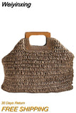 Weiyinxing Bag Women Summer Beach Bag Large Capacity Ladies Handbags Handmade Straw Bag Bohemian Rattan Travel Tote §ã§å§ާܧÚ §ا֧ߧã§ܧڧÖ 0409