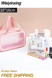 Weiyinxing Women Travel Storage Bag Cosmetic Bag Makeup Bag Travel Organizer Bags Waterproof Washbag Transparent Cosmetic Cases