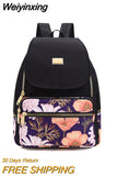 Weiyinxing Women Nylon Backpacks Fashion Shoulder Bags Female Backpack Ladies Travel Backpack School Bags For Girls