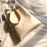 Weiyinxing Fall Trend Shoulder Bag For Women Large Capacity Soft PU Leather Rectangular Tote Luxury Brand Designer Lady Messenger Bag