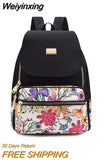 Weiyinxing Women Nylon Backpacks Fashion Shoulder Bags Female Backpack Ladies Travel Backpack School Bags For Girls