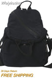 Weiyinxing Canvas Laptop College Student Backpack Girl Vintage School Bag Cool Women Travel Backpack Female Trendy Book Bags Fashion