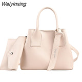 Weiyinxing New Ladies Lychee Pattern Shoulder Bag High Quality Net Red Versatile Messenger Bag Fashion Trend Handbag Casual Bucket Bag