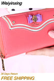 Weiyinxing Sailor Moon Designer Leather Long Wallet Women Japanese Fashion Brand Lady Zipper Purse Lovely Handbag Clutch Female