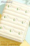 Weiyinxing Flower Short Women Wallet Many Department Ladies Cute Small Clutch Ladies Money Coin Card Holders Purse Female Wallets