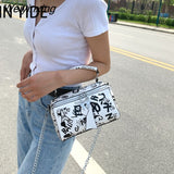 Weiyinxing Luxury Design Women Leather Handbags and Purse Fashion Crossbody Bags for Women Graffiti Handbags Shoulder Bags Women Bag