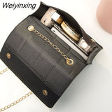 Weiyinxing Shipping Tassel Bag Bags for Women PU Leather Shoulder Bags Women Chain Rhomboid Crossbody Bags Trend Handbags Phone