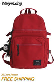 Weiyinxing Capacity Waterproof Woman Backpack Man College Student Travel Rucksack A4 Book Schoolbag For Teenage Girl Boy 2023 New