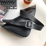 Weiyinxing Color Triangle PU Leather Shoulder Bag for Women 2023 Adjustable Shoulder Straps Female Crossbody Bag Designer Luxury Bag 0409