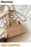 Weiyinxing Women's Handbag New Fashion One Shoulder Crossbody Bags Advanced Texture Printing 2023 Spring Versatile Small Square Bag
