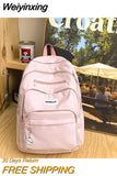 Weiyinxing New Multi-pocket Women Backpack High Quality Youth Waterproof Backpacks for Teenage Girls Boys Female School Bag Rucksack