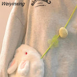 Weiyinxing Plush Rabbit Bag Leisure Japanese Women's Bag Kawaii Shoulder Bags Mobile Phone Bag Storage Bag Crossbody Bag Satchels