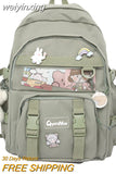 weiyinxing Fashion Lovers Rucksack Women Backpack Kawaii Bookbag for Teenage Schoolbag Laptop Mochila Female Travel Shoulder Bag