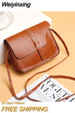 Weiyinxing Fashion Cheap Lady Shoulder Bags Simple Retro Women Messenger Bag Solid Color All-match Small Square Crossbody Bag For Women