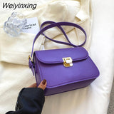 Weiyinxing Brand Crossbody Bags for Women Fashion Design Underarm 2023 Woman PU Leather Shoulder Bag Female Handbags and Purses New