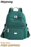 Weiyinxing Women's Nylon Backpack Fashion Trend Travel Rucksack Large Capacity Schoolbag Handbag Lady Simplicity Leisure Both Shoulder Bags