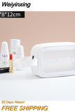 Weiyinxing Women Travel Storage Bag Cosmetic Bag Makeup Bag Travel Organizer Bags Waterproof Washbag Transparent Cosmetic Cases
