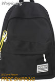 Weiyinxing Lady Kawaii Nylon Book Bag Female Laptop College Backpack Trendy Women Cute Student Backpack Girl Travel School Bags Fashion
