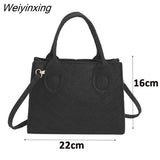 Weiyinxing Handbags Small Tote Female Travel Top Handle Bags for Women Shopping Leisure Phone Bag Birthday Party Gifts