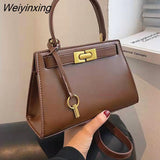 Weiyinxing high-end design bolsas novas bolsas de moda de um ombro mensageiro portátil kelly bolsas