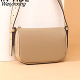 Weiyinxing Quality Natural Cowskin Female Shoulder Crossbody Tote Genuine Leather Bags For Women Casual Simple Small Women's Handbags