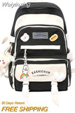Weiyinxing Lady Laptop Kawaii Waterproof Backpack New Female College Bag Women Harajuku Book Backpack Girl Travel School Bag Fashion