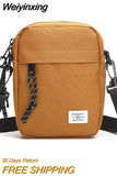 Weiyinxing Mini Crossbody Bag Small Men's Shoulder Bag Men Diagonal Small Backpack Light Messenger Phone Bag Boy Fanny Chest Pack