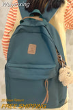Weiyinxing Girl Travel Waterproof Book Laptop Student Backpack Trendy Lady Kawaii College Backpack Women School Bag Fashion Female Cool