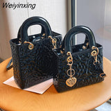 Weiyinxing handbags bags for women lady shoulder Purse Stylish Flowers Quilted Tote Bag Trend women's bag 2023 square crossbody bag