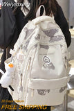 Weiyinxing Fashion Waterproof Cute Nylon Girl Travel Book Bag Women Student Kawaii Laptop School Bags Ladies College Backpack Trendy