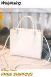 Weiyinxing Handbags Women Soft Pu Leather One Shoulder Bag Lady' Retro Alligator Pattern Crossbody Bag High-capacity Popular Design