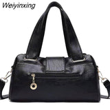 Weiyinxing Luxury Handbag Women PU Leather Handle Bag Designer Shoulder Bags Brands Crossbody Bags Elegant Messenger Pouch