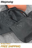 Weiyinxing Luxury Casual Soft Tote Bags Ladies 2023 Summer Fashion Pu Leather Large Capacity Versatile Shoulder Bag for Women