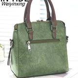 Weiyinxing YIDE Leather Ladies HandBags Women Messenger Bags Totes Tassel Designer Crossbody Shoulder Bag Boston Hand Bags Hot Sale