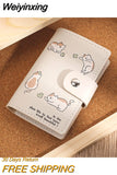 Weiyinxing Cards Holders Anti Thief Cartton Cat Bank Credit Bus Cards Cover Business Shield Card Holder Coin Pouch Wallets Bag Organizer
